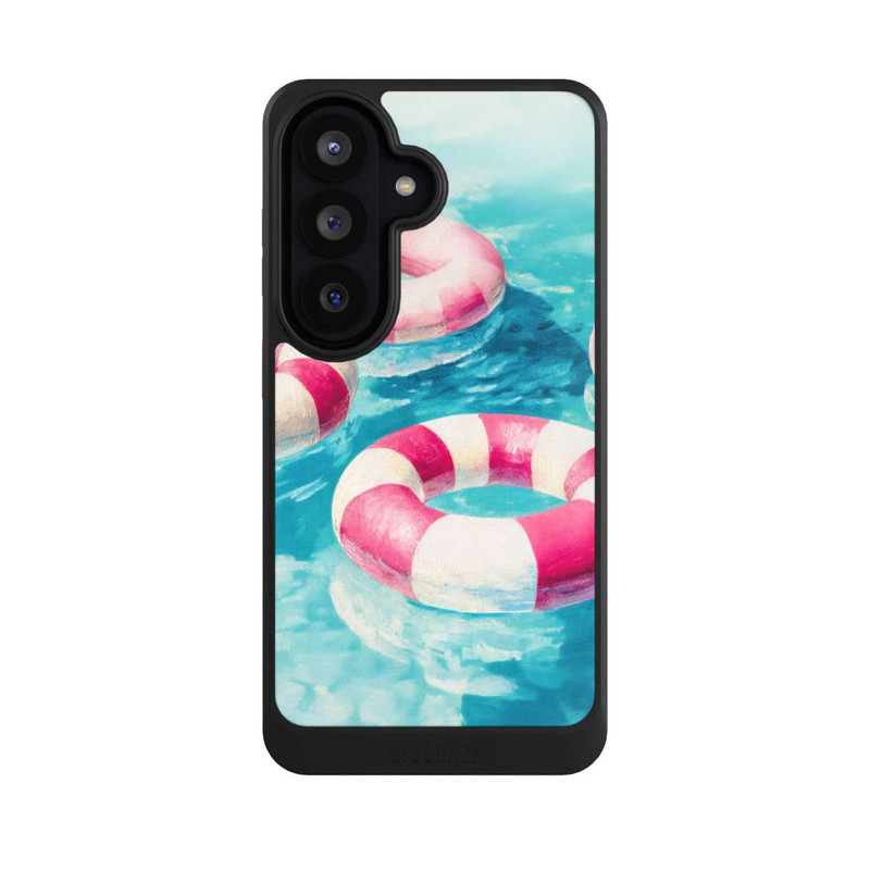 Galaxy S26 NIVOcore Striped Swim Rings in The Pool