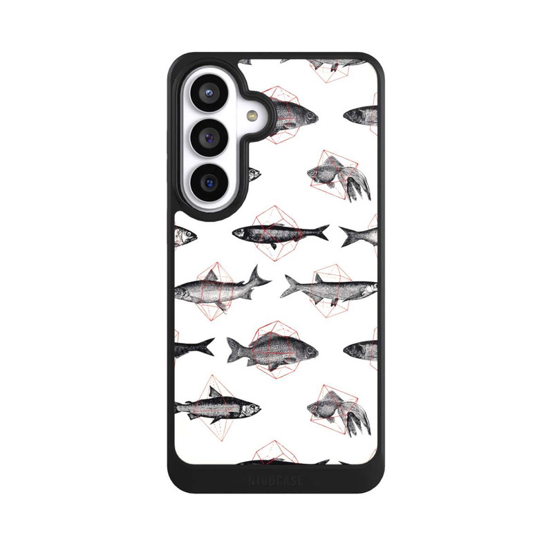 Galaxy S26+ NIVOcore Fishes in Geometrics