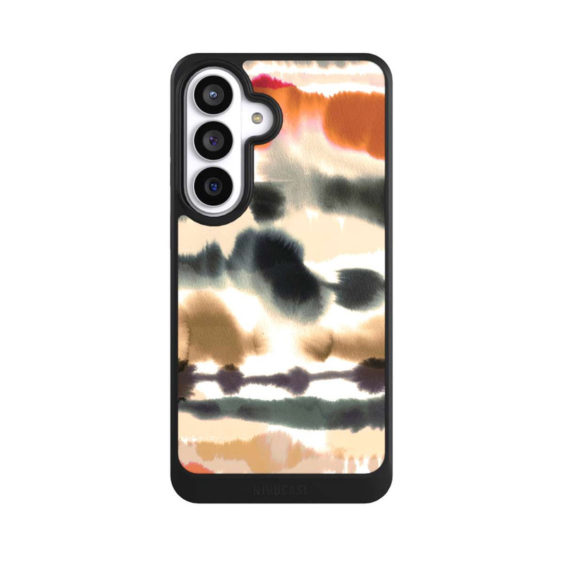 Galaxy S26+ NIVOcore Soft Nautical Watercolor Lines Orange