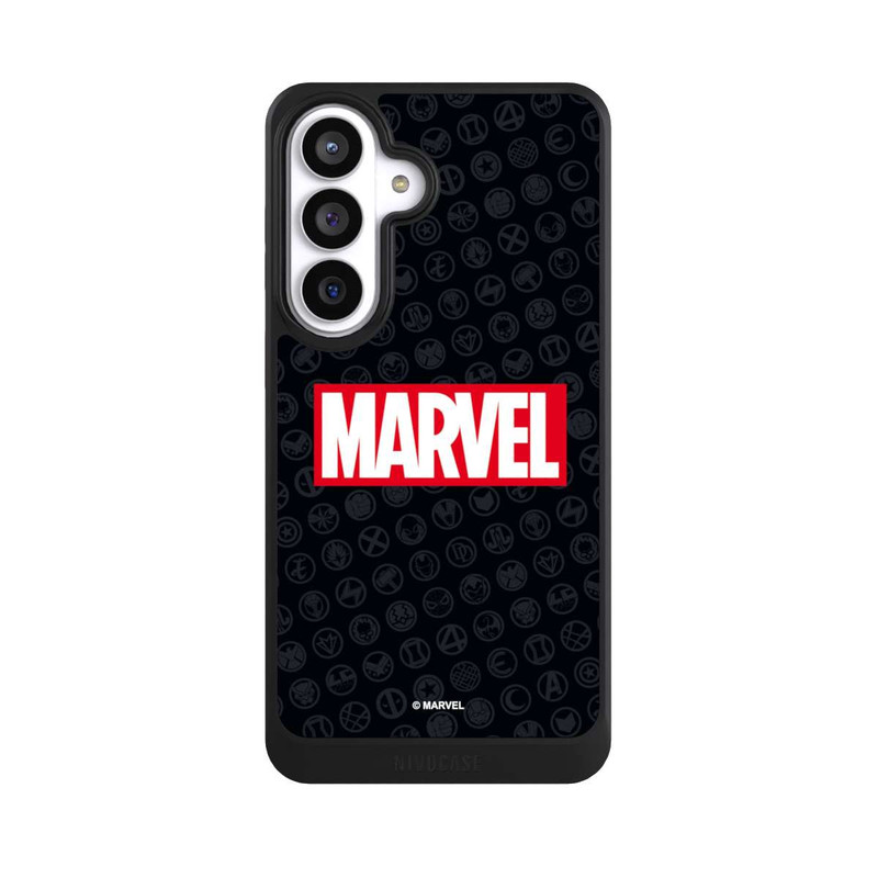 Galaxy S26+ NIVOcore Marvel Logo Black Red 