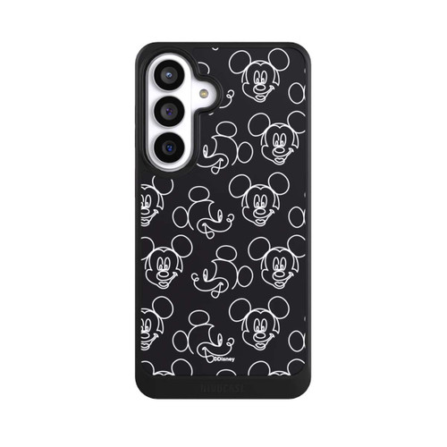 Samsung Galaxy S26+ NIVOcore Disney Mickey Faces Black Line Art Pattern
