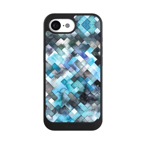 Apple iPhone 17e NIVOcore Moody Geometry Blue