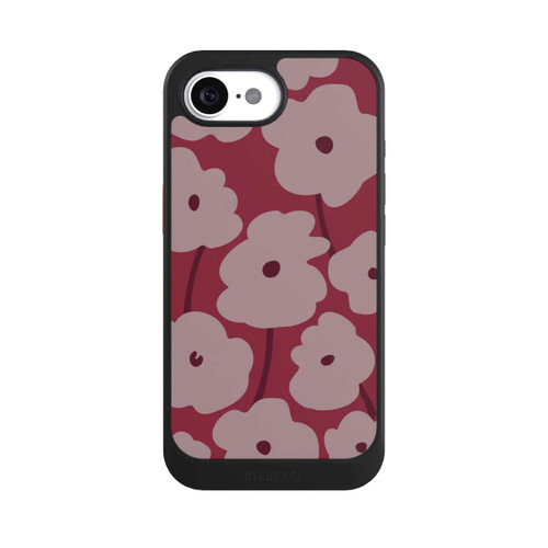 Apple iPhone 17e NIVOcore Minimalistic Flowers Bordeaux