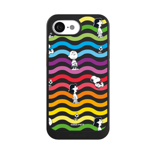 Apple iPhone 17e NIVOcore Snoopy Pattern Rainbow Transparent