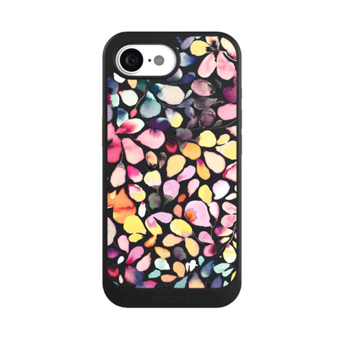 Apple iPhone 17e NIVOcore Eucalyptus Watercolor Leaves Black