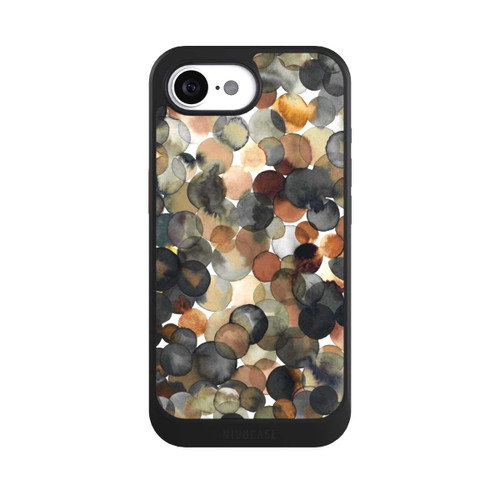 Apple iPhone 17e NIVOcore Watercolor Dots Brown Pattern