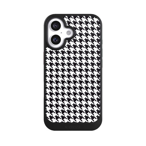 Apple iPhone 16 NIVOcore Houndstooth black-white