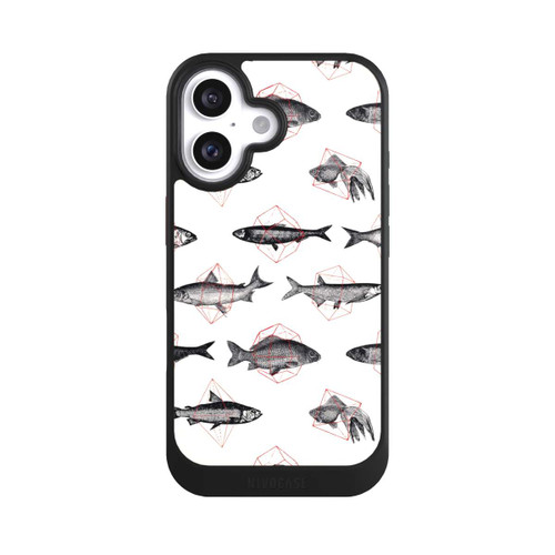 Apple iPhone 16 NIVOcore Fishes in Geometrics