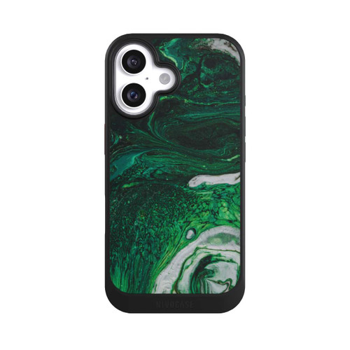 Apple iPhone 16 NIVOcore Green oil texture
