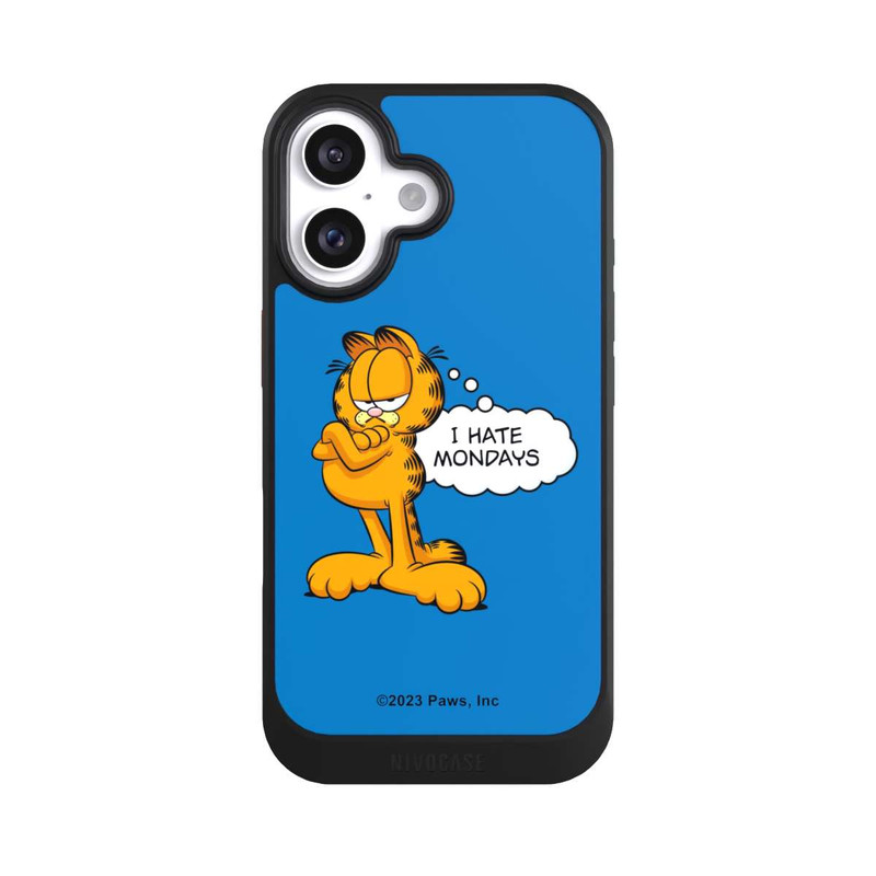 iPhone 16 NIVOcore Garfield I Hate Mondays Blue