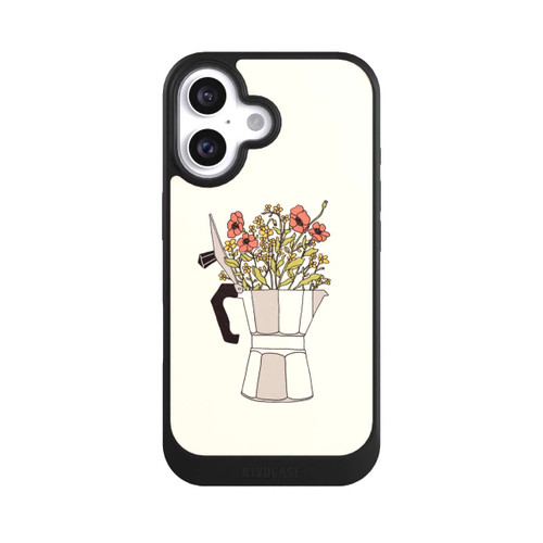 Apple iPhone 16 NIVOcore Moka Flowers