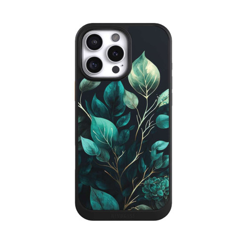 Apple iPhone 16 Pro Max NIVOcore Eucalyptus Dark Background