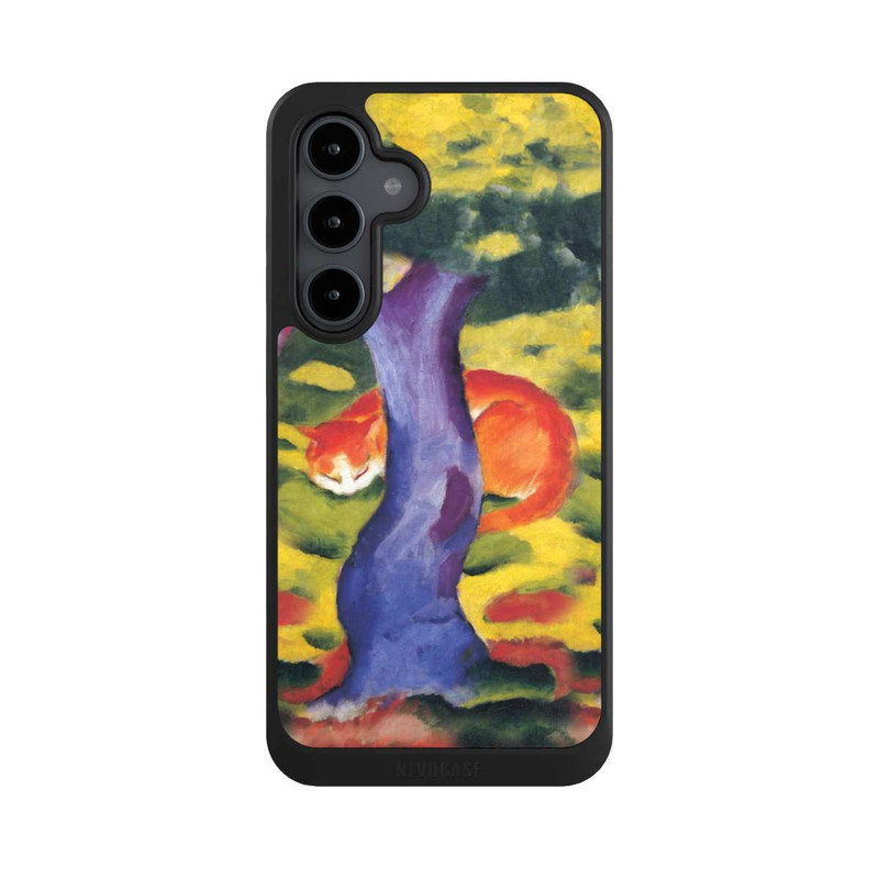 Galaxy S24 FE NIVOcore Cat Behind Tree by Franz Marc