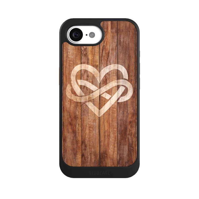 iPhone 16e NIVOcore Heart wood