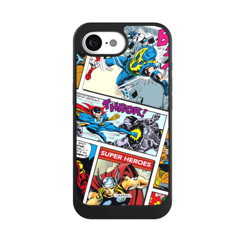 Apple iPhone 16e NIVOcore Marvel Retro Comic Blue