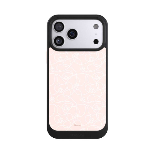 Apple iPhone 17 Pro Max NIVOcore Micky Line Art Pattern Rose 