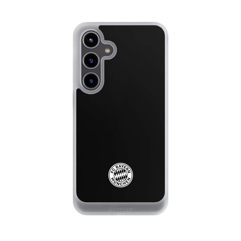 Galaxy S24 + NIVOcore Classic FCB Logo - white on black
