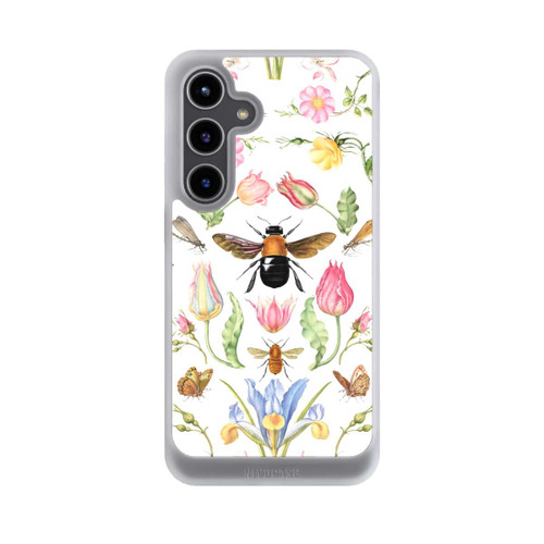 Samsung Galaxy S24+ NIVOcore Wildflowers and Bee White