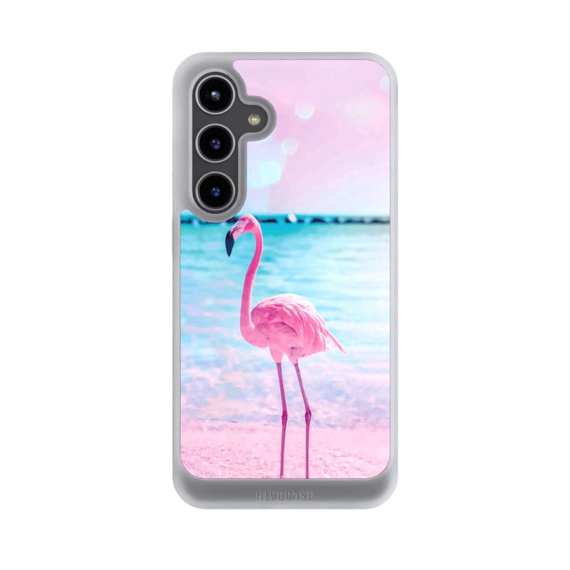 Galaxy S24 + NIVOcore Fancy Flamingo Pink