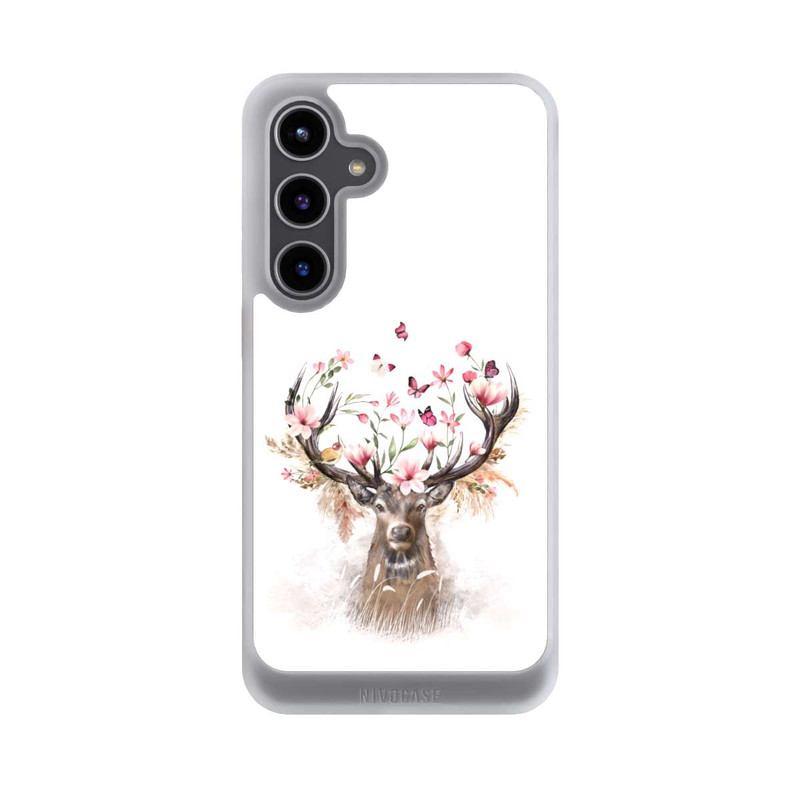 Galaxy S24 + NIVOcore Deer Flowers Antlers