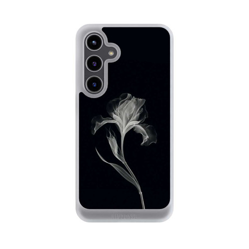 Samsung Galaxy S24+ NIVOcore Negativ Flower Grey on Black with AI