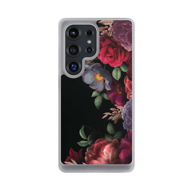 Galaxy S25 Ultra NIVOcore Flowers On Black