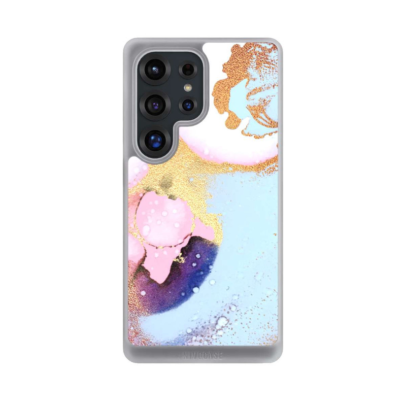 Galaxy S25 Ultra NIVOcore Pastel Glamour Ink Texture