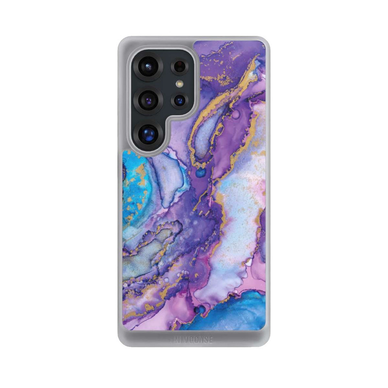 Galaxy S25 Ultra NIVOcore Purple und Blue Swirl Ink