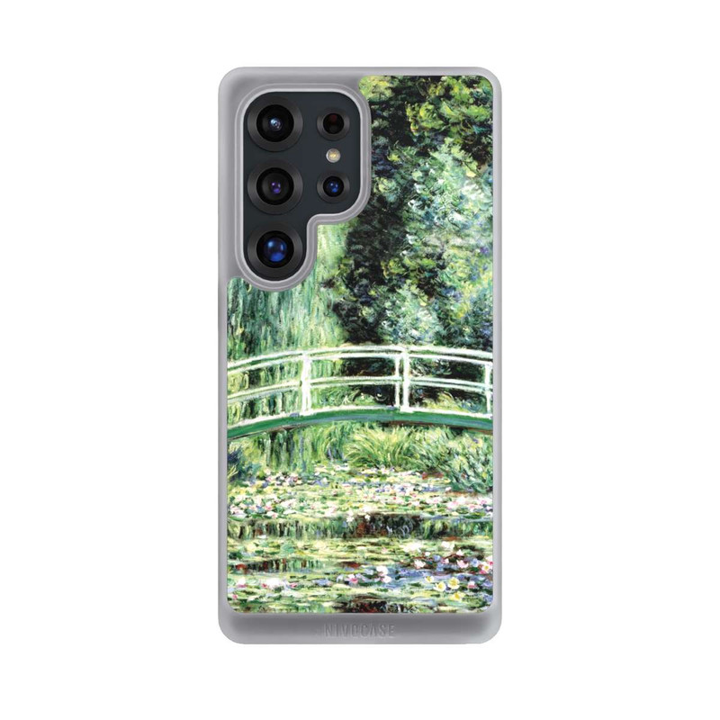 Galaxy S25 Ultra NIVOcore White Waterlilies by Claude Monet