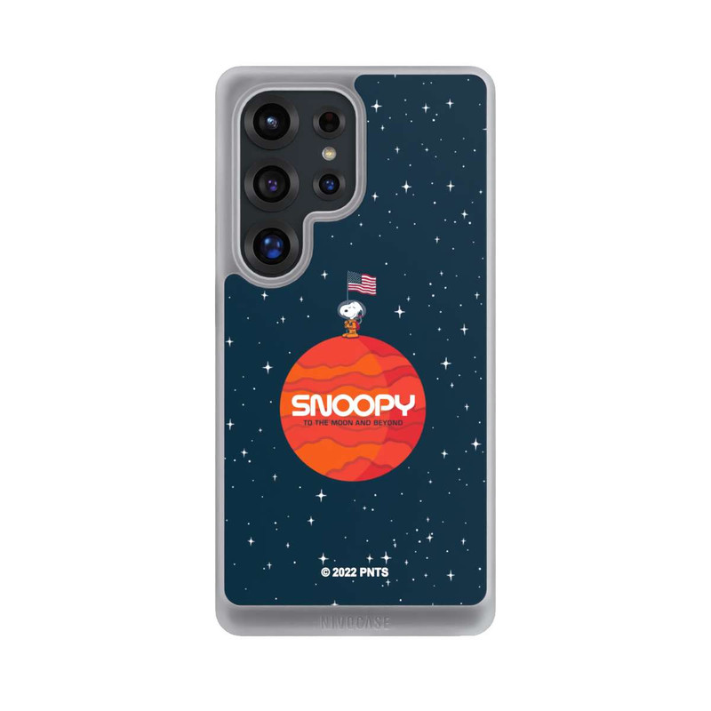 Galaxy S25 Ultra NIVOcore Snoopy Space Traveller Orange