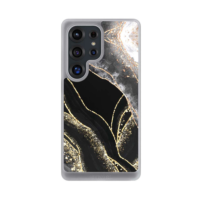 Galaxy S25 Ultra NIVOcore Dark Marble Gold