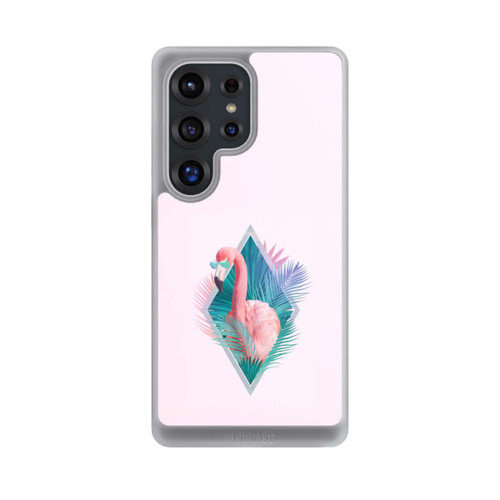 Samsung Galaxy S25 Ultra NIVOcore Tropical Leaves Flamingo