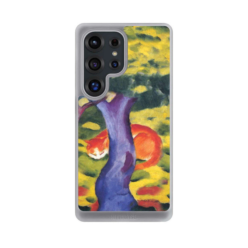 Galaxy S25 Ultra NIVOcore Cat Behind Tree by Franz Marc