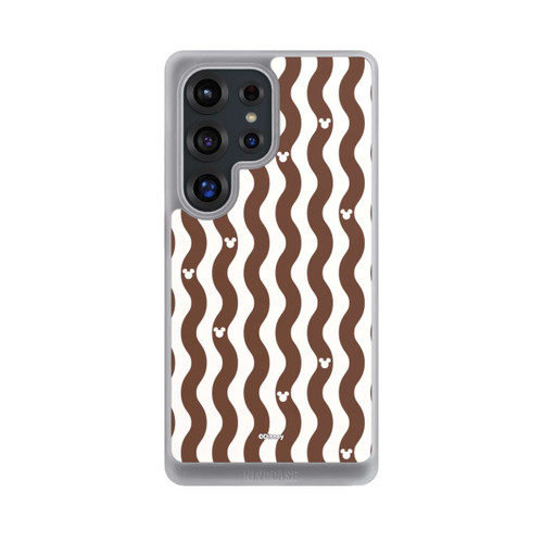 Samsung Galaxy S25 Ultra NIVOcore Mickey Mouse Brown Pattern Waves