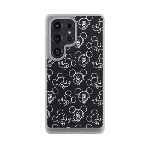 Samsung Galaxy S25 Ultra NIVOcore Disney Mickey Faces Black Line Art Pattern