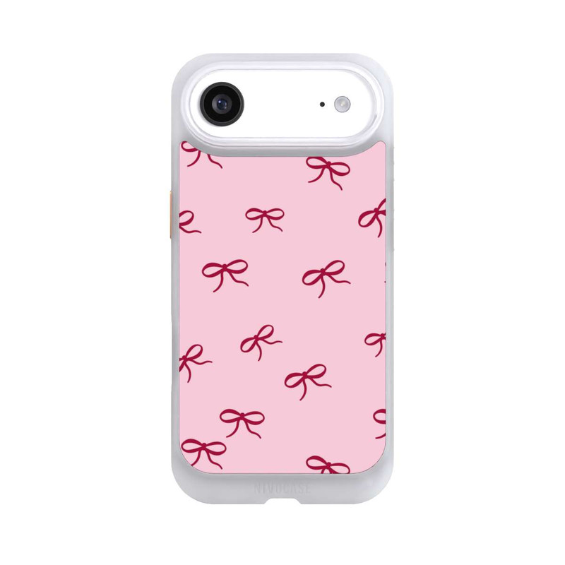 iPhone Air NIVOcore Bows Red Pink Pattern