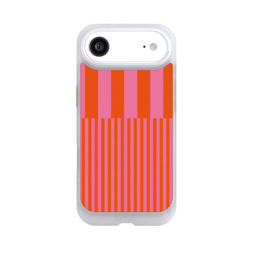 Apple iPhone Air NIVOcore Striped Pattern Pink Red