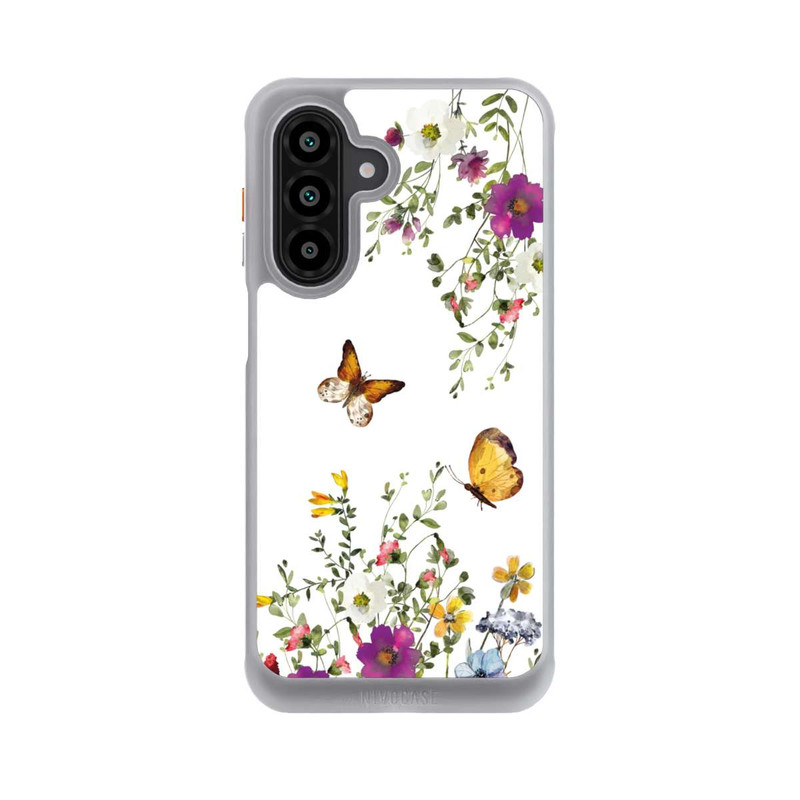Galaxy A17 5G NIVOcore Butterflies And Colorful Flowers