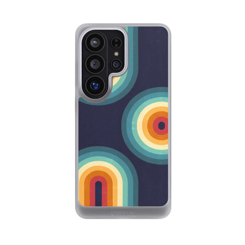 Samsung Galaxy S26 Ultra NIVOcore Double Rainbow on Blue