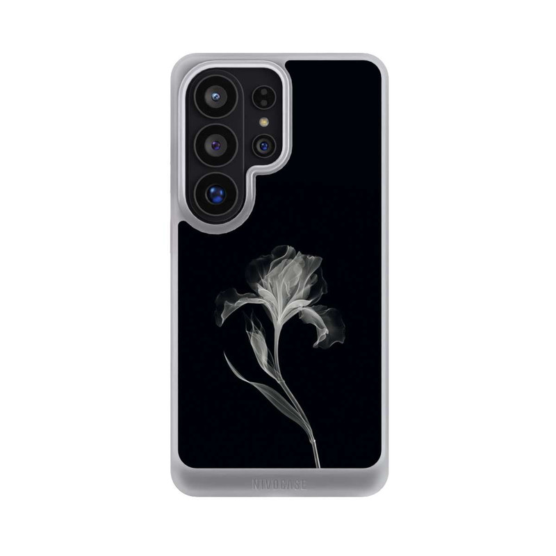 Galaxy S26 Ultra NIVOcore Negativ Flower Grey on Black with AI