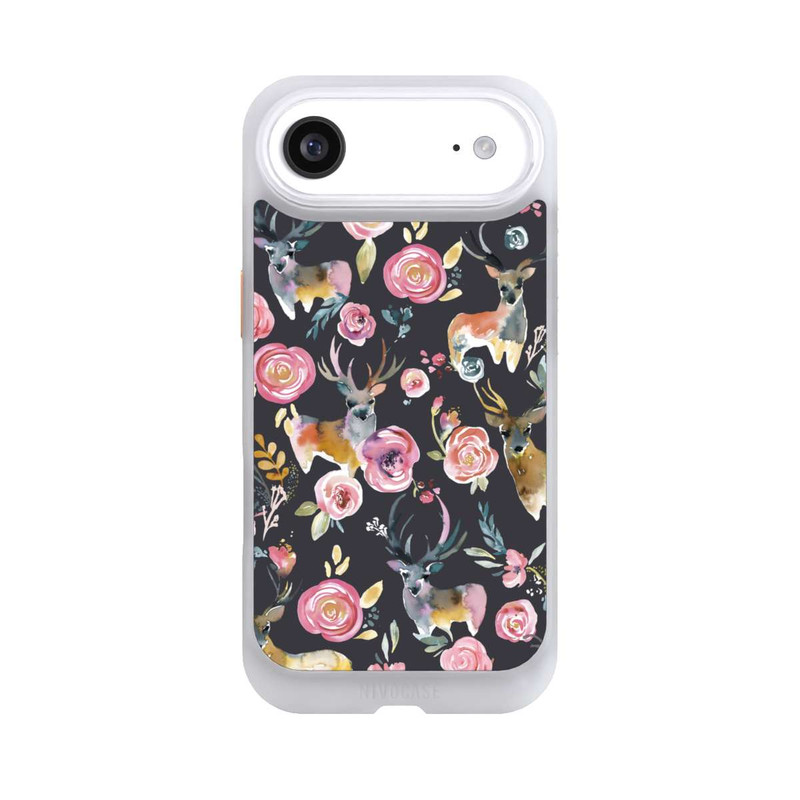 iPhone Air NIVOcore Deers and flowers Anthracite