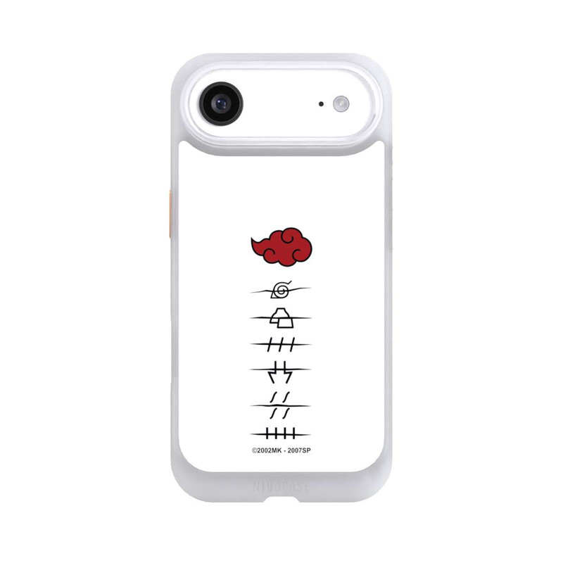 iPhone Air NIVOcore Akatsuki member symbols white