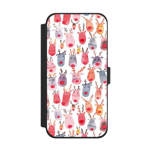 Apple iPhone 13 Pro Max NIVOflip Cute Reindeer Watercolor