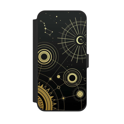 Apple iPhone 13 Pro Max NIVOflip Black and Gold Look Abstract