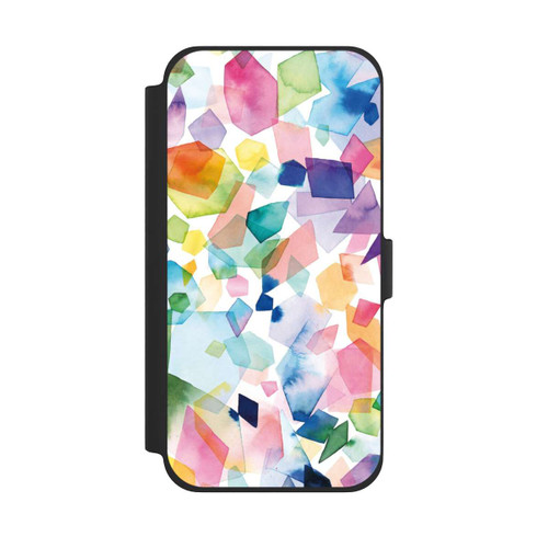 Apple iPhone 13 Pro Max NIVOflip Colorful Watercolor Gems Diamonds