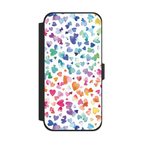 Apple iPhone 13 Pro Max NIVOflip Watercolor Love Hearts