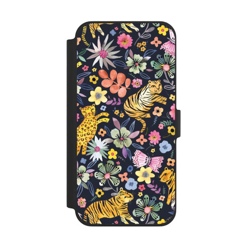 Apple iPhone 13 Pro Max NIVOflip Spring Tigers Flowers Black