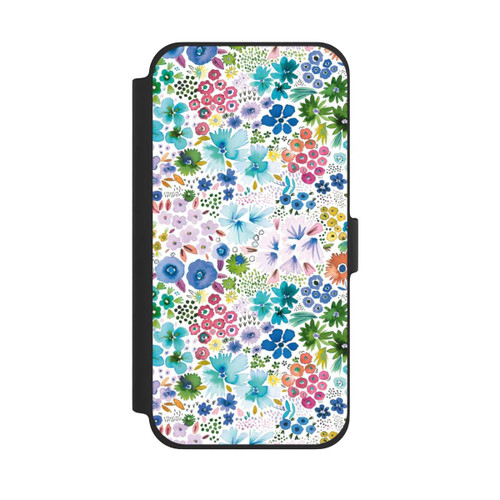 Apple iPhone 13 Pro Max NIVOflip Artful Little Spring Flowers Blue