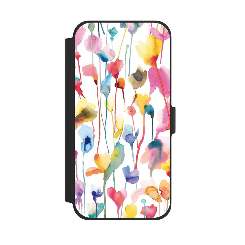 iPhone 13 Pro Max NIVOflip Watercolor Wild Flowers Coloful