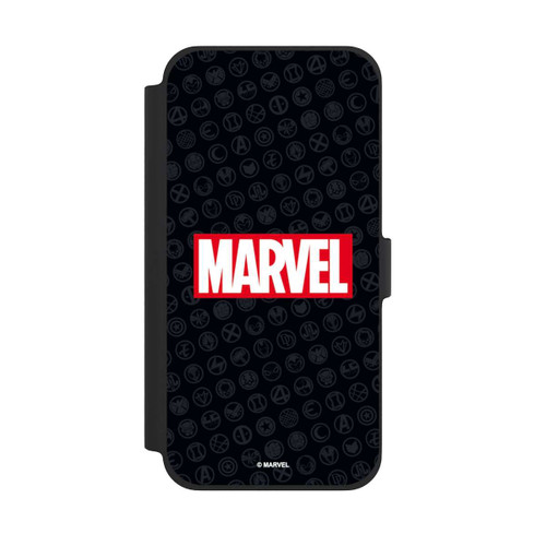 Apple iPhone 13 Pro Max NIVOflip Marvel Logo Black Red 